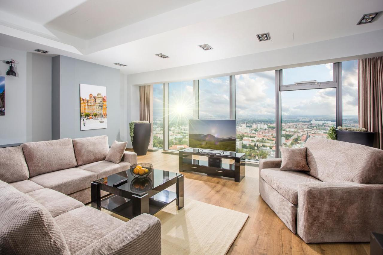 Apartamenty Sky Tower Wrocław Zewnętrze zdjęcie